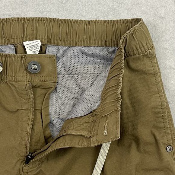 Vuori Ripstop Climber Pants Mens M Khaki Drawstring Performance Hiking Joggers - Picture 9 of 12